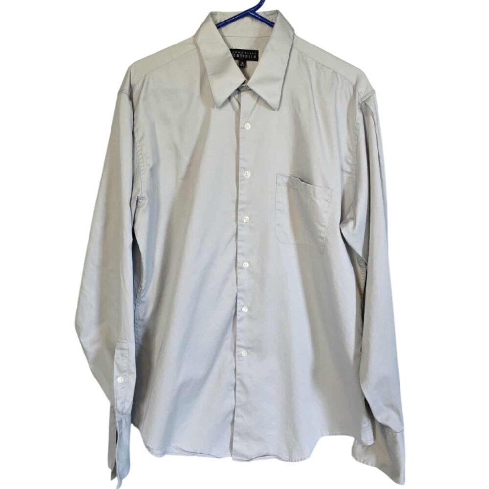 EUC Perry Ellis Classic Dress Shirt with French Cuffs for cuff links